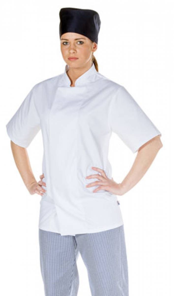 Medium & XL Tibard Short Sleeve Classic Chef Jacket CICJO193 Sizes 